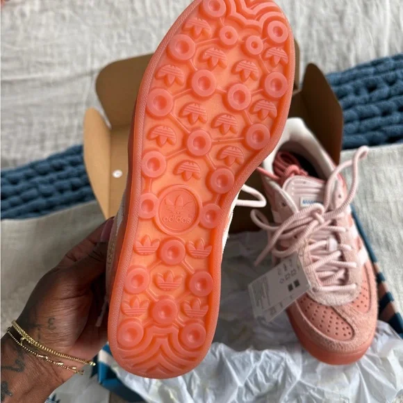 adidas gazelle silver green womens Adidas Kids (Grade School) Handball Spezial Maroon/Bliss Pink/Gum  Tip Top  Shoes of New York